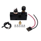 1 Set  Black Aluminum Adjustable Brake Proportioning Valve   Distribution