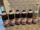 Lot Of 6 Unopened Vintage 1940 1950   s Pepsi Bottles With Carrying Tin