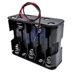 Ten 10x Aa Diy Battery Holder Case Box Base 15v 12v Volt With Bare Wire Ends
