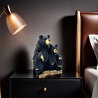 Black Bear Family Resin Statue Sculpture Figurine Decorative For Home  Office   
