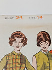 Butterick 9035 Jumper Dress Skirt Blouse Sewing Pattern Ladies 14 Vtg 60 s Uc