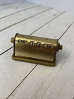 Vtg  Park Sherman Co  Springfield Ill Brass Perpetual Desktop Turn Knob Calendar