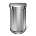 Simplehuman 45 Liter Semi-round Kitchen Step Trash Can New Seal
