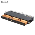 Vinsetto 47  Wall-mounted Vanity Table With Drawer  Black