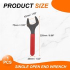 Single Open End Wrench 42mm Metric U-shaped Spanner With Red Shank