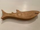 Shelf Decor Carved Wooden Shark Sculpture Nautical Beach Decor 8