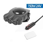 Car Heater Portable 150w Electronic Defroster With 360 Degree Rotating Base
