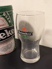 Heineken Tin Cannister Glass Set Amsterdam Beer Souvenir Collectible