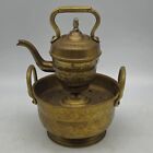 Antique Vintage Traditional  Moroccan Brass Hand Washing Kettle Basin Set