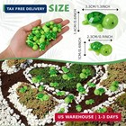 120 Pcs Mini Resin Turtle Figurine 1 3   0 9   Tiny Cute Turtle Statue Mini Sea