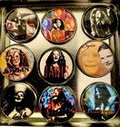 Janis Joplin Tribute Magnets With Magnetic Tin