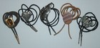 Southwestern 5 Fashion Costume Leather Bolo Tie Lot Abb7