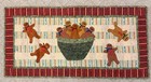 Gingerbread Cookie Christmas Quilt Wall Hanging Table Runner