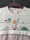 Vintage Baby Togs 3-6m Pink Bubble Romper
