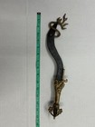 Vintage 15  Tibetan Buddhist Dragon Flaming Sword Khadga - Spiritual Decor