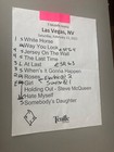 Tenille  Towes T Mobile Arena 2022  C0ncert Set List Original Stage Used