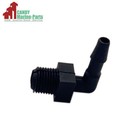 Omc Telltale Elbow 321886 Johnson  Evinrude  Brp Intake Pee Hose Elbow 0321886