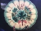 Antique French Majolica Grapes   Leaves Really Old Makers Marks C 1850s