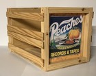 Peaches Records   Tapes Storage Crate For 12  Vinyl  full Size Crate 