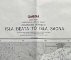 Vintage 1984 Isla Beata To Isla Saona Nautical Chart Map - 47   x34   