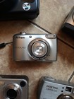 Lot Of 5 Cameras Nikon hp fuji And Pentax--untested Sold As Is For Parts Or Rep 