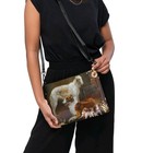 Borzoi Russian Wolfhound Puppy Dog Ladies Crossbody  Purse Clutch Nwt Fs