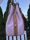 Authentic    Nwt Coach Powder Pink Erin Signature Canvas With Charms Cel13
