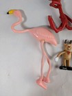 Vintage Bendable Figure Toy Lot Of 8 Rubber Poseable Bendy Animals Mix 80s 90s