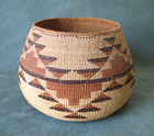 Hupa   Karuk Native American Basket  C  1925     3-color Masterpiece