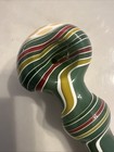 5    Glass Tobacco Spoon Pipe    wig Wag Multicolored Bowl Free Ship    