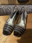 Vintage Lot Of 4 Pair Shoes Heels 6 5-8 5 Costume Theater Resellers Wholesale