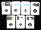 Roman Empire Lot Of 7 Assorted Ngc Certified Ancient Coins  All Aelia Eudoxia