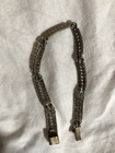Vintage Wire-circle Chain Bracelet  Push-in Closure  7 25    Length 0 25    Width 
