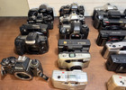 Lot Of 25  35mm Film Cameras - For Parts Or Repair -canon Nikon Pentax  Olympus 