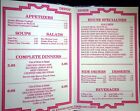 Depot Diner Menu El Rancho Hotel   Casino Las Vegas Nv Vintage Train-themed