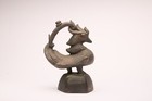 Antique Burmese Cast Bronze Duck Opium Weight 9lb