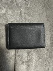 Nwot Coach Flap Card Case Ch487 In Black