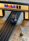 Mobil 1 Slot Car Track Racing Arch Led Lighted Ho Scale Track Accessory