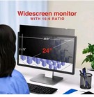 Staples 2 Pack 24  Computer Privacy Screen Filter 16 9 Widescreen Monitor U2