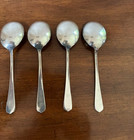 Antique Sterling  Charters Cann   Dunn 4 Round Spoons  1850