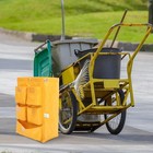 Janitorial Cart Bag Waterproof Canvas Cleaning Tote With Large Capacity For H   