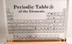 The Periodic Table Of The Elements Acrylic  Paperweight On Led Lighted Base