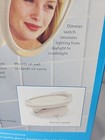 Vintage Brookstone  Exclusive 5x Lighted Make-up Mirror New In Box