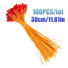 100pcs lot 11 81  Copper Remote Firework Firing System Connect Wire Orange Line