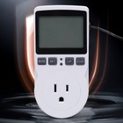 Digital Plug In Temperature Controller Sensor Timer Switch W  Led Display Usa