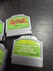 Mattel Juice Box Media Cartridges Lot Of 7 With Case Music Yugioh Sonicx Chesney