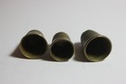 Lot Of 3 Vintage Brass Sewing Thimbles Various Sizes