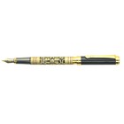 Vintage Premium Stainless Steel bronze Fountain Pen Medium Nib Smooth Writing