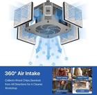 Abestorm 360   Intake Air Filte System Ionizer 1350cfm Woodworking Dust Collector