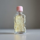 Vintage Collectible Miniature Glass Gardenia Perfume Bottle With Pink Lid 1 25